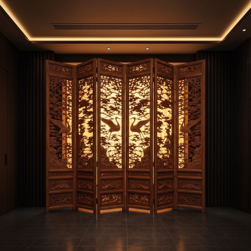 玄关屏风